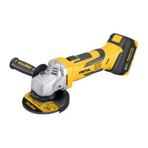 PULIDORA INALAMBRICA 4-1/2", 20V, 1 batería 4Ah, PRETUL